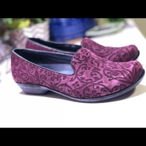 Dansko red/pink loafers
